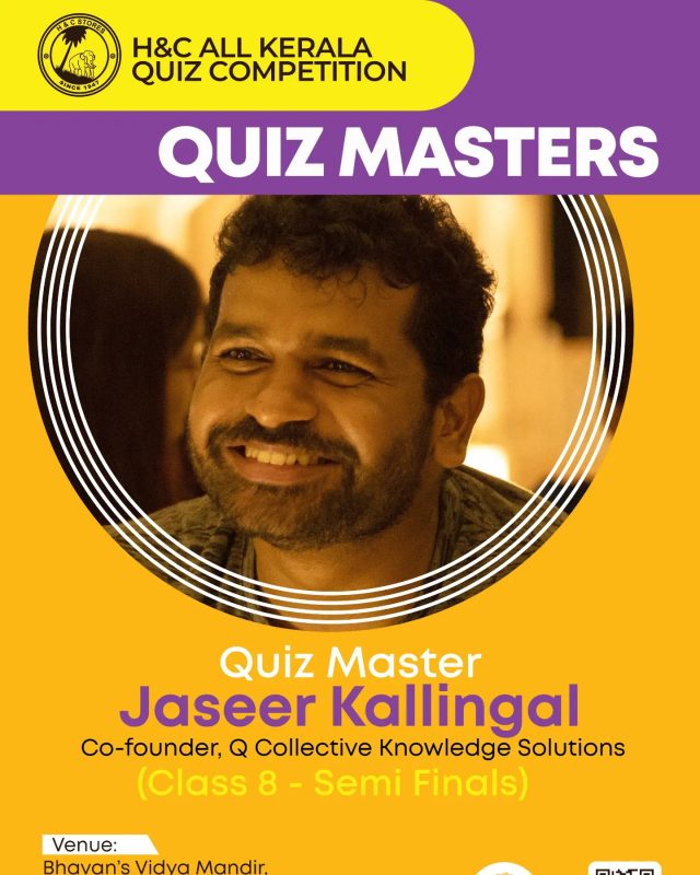 Meet Mr. Jaseer Kallingal: The Seasoned Quiz Master for the Class 8 Semi-finals!