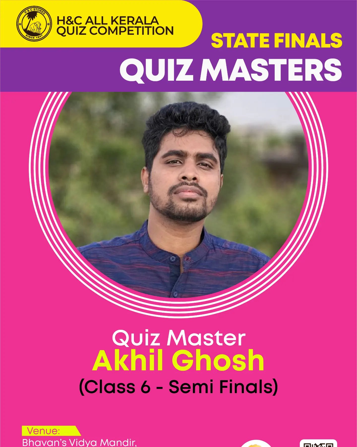 Akhil Ghosh As Quiz Master